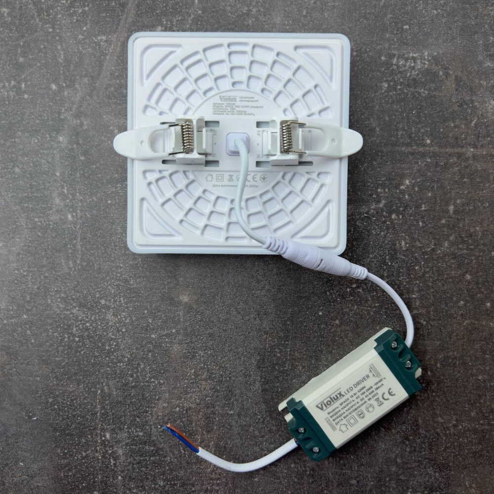 Світильник LED даунлайт Violux SPACE  18W 4200K квадрат IP20 ( 100230 )